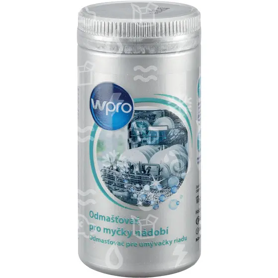 odstraňovač mastnot a zbytků jídel v myčkách Wpro, 250 g, WHIRPOOL
